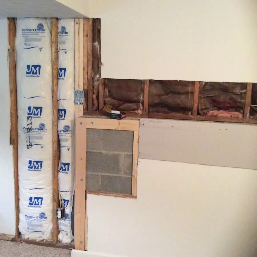 Wall insulation replacement during Structural Drying in Indian Hills